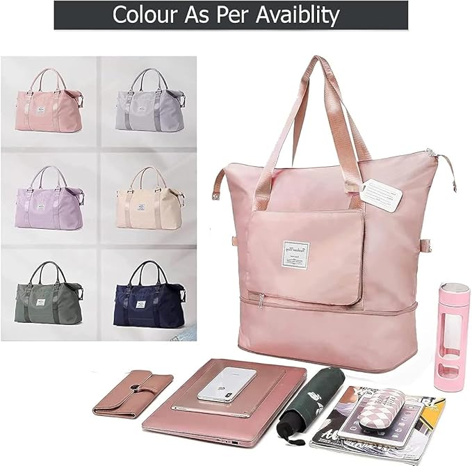 Expandable Folding Travel Bag for Women